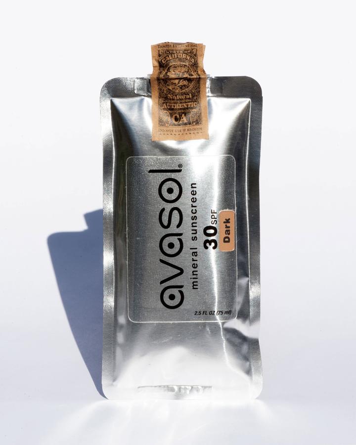 Avasol Mineral Sunscreen Liquid Refill Dark